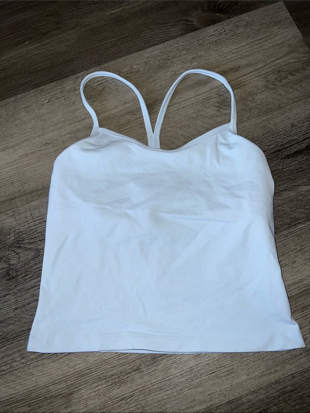 lululemon athletica White Strappy V-Back Camisole